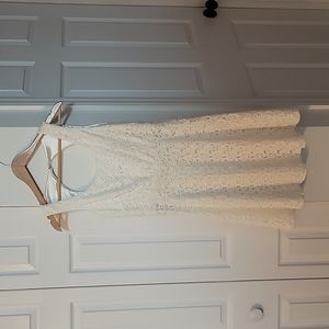 Laundry by Shelli Segal - soft white textured dress